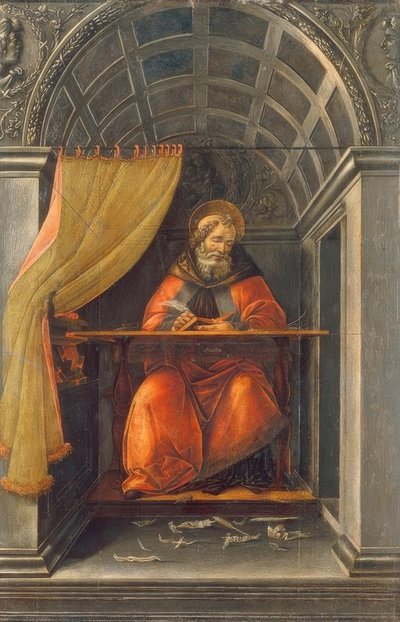 Saint Augustin dans la cellule - Sandro Botticelli